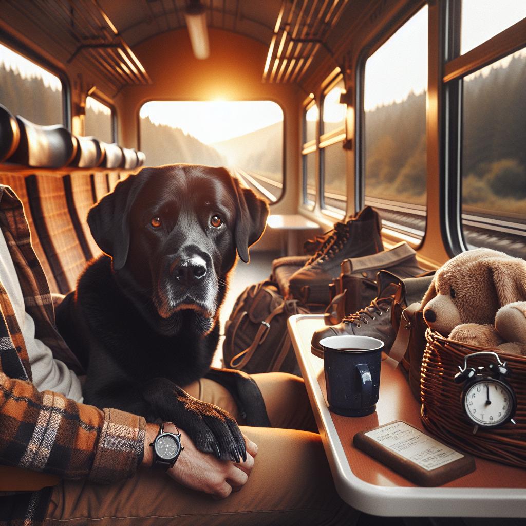 Jaké jsou základní pravidla pro cestování se psem ve vlaku?