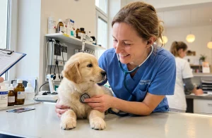 Kdy vzít štěně k veterináři: První kontrola po odběru, očkovací kalendář a odčervení